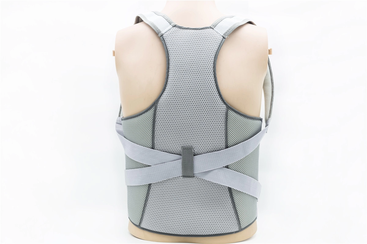 Supports vertébraux réglables avec barre en métal pour correcteur de posture ou orthèses de soulagement de la douleur dans le haut du dos