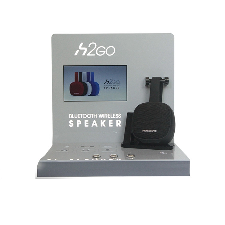 LCD Bluetooth haut-parleur présentoir acrylique présentoir audio personnalisation