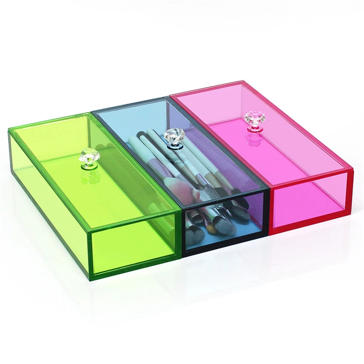 Modèle de boîte d'affichage en acrylique boîte à poussière transparente manuelle