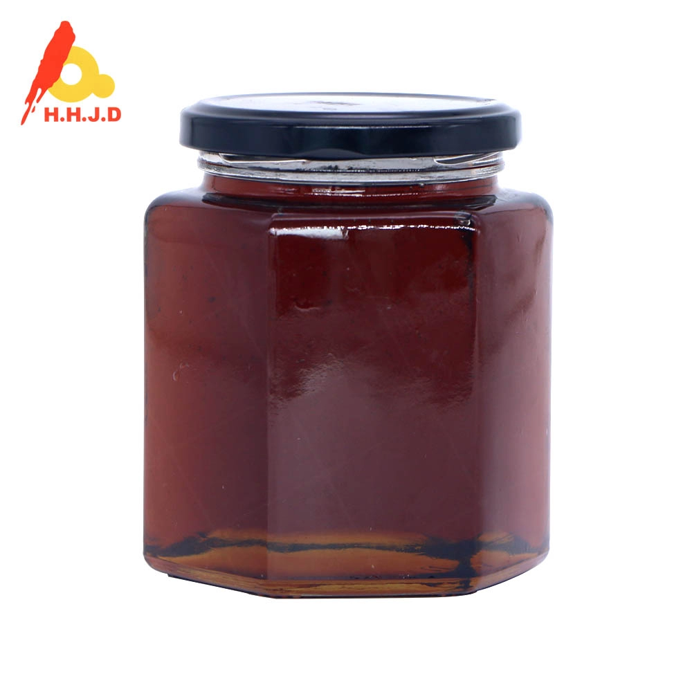 Vente en gros de miel de sarrasin naturel pour l'Europe Bouteille en verre