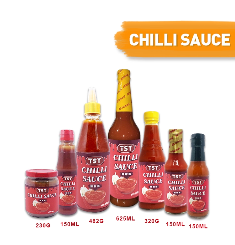 150 ml de sauce chili de marque OEM de supermarché