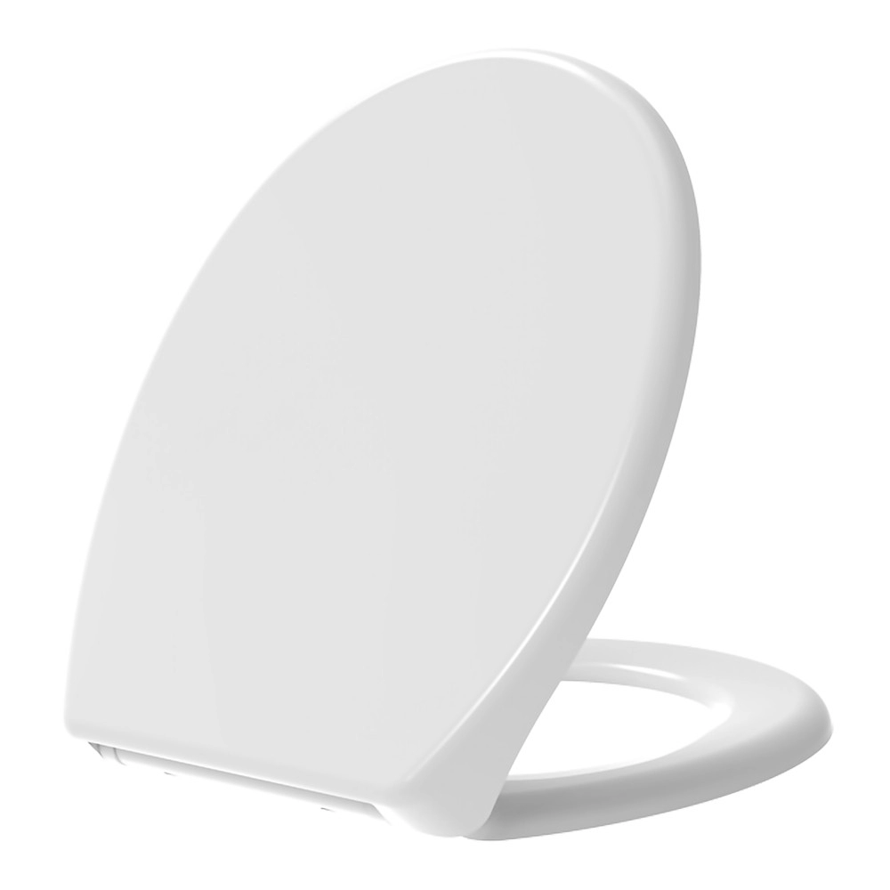 Housse de siège de toilette en sandwich thermodurci Housse de couvercle de toilette de forme ovale classique