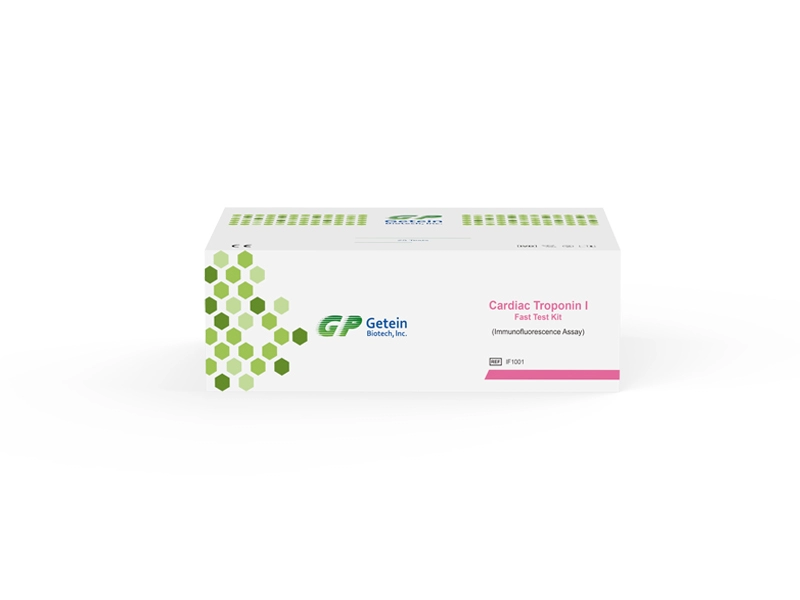 Kit de test rapide de troponine I cardiaque (dosage d'immunofluorescence)