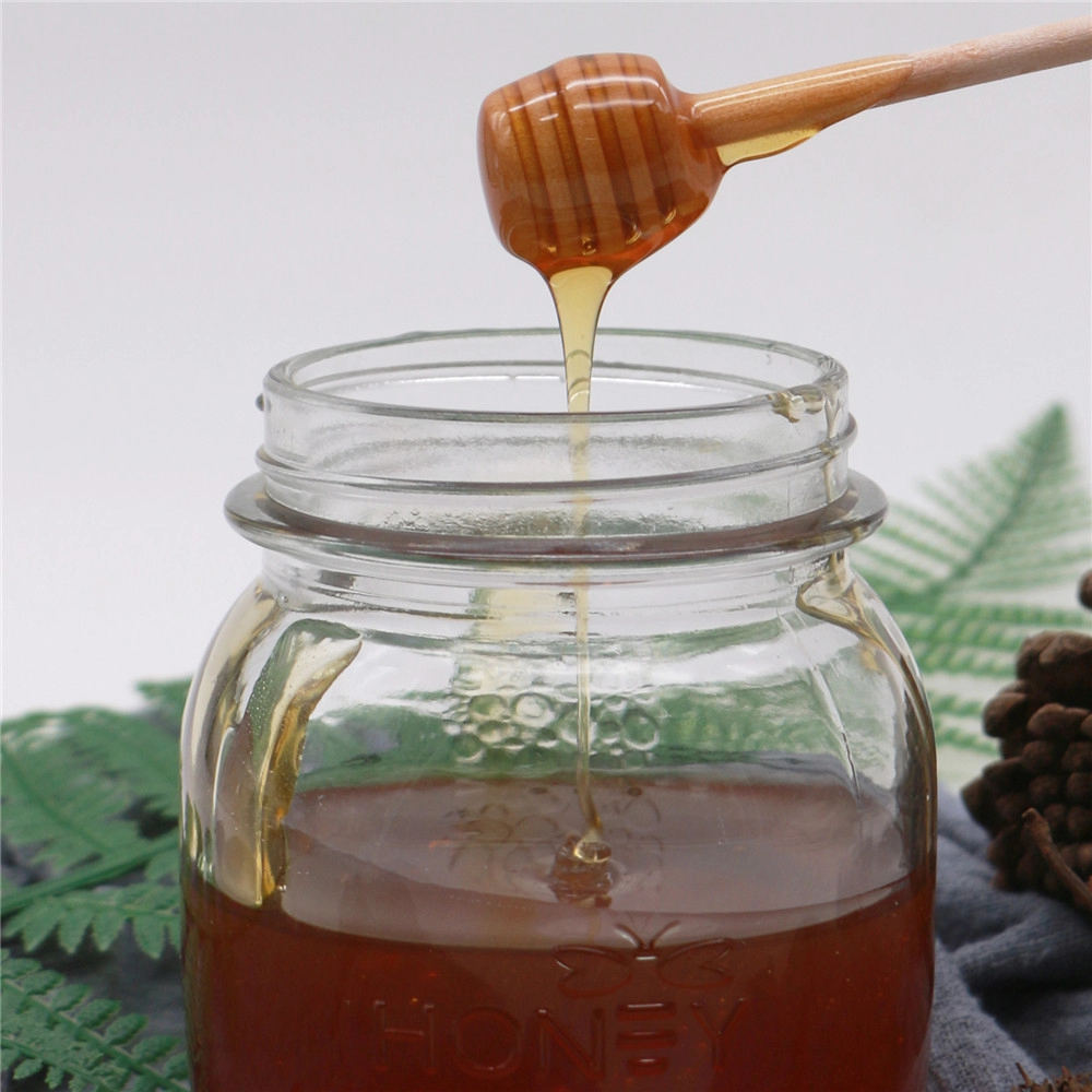 Bouteille en verre de miel naturel pur 300g 500g