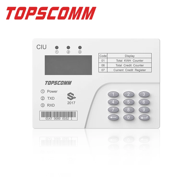 TC103 Unité d'interface consommateur (CIU) Unité de surveillance et de contrôle du clavier