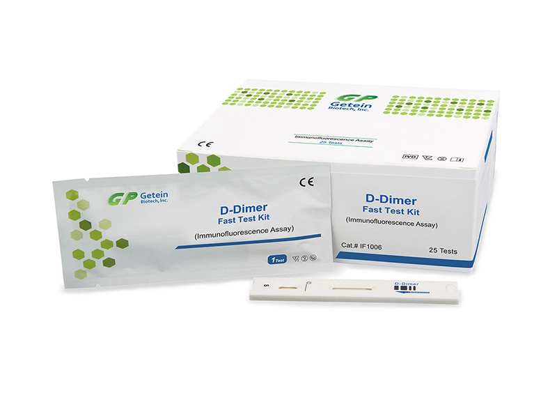 Kit de test rapide D-Dimer (test d'immunofluorescence)