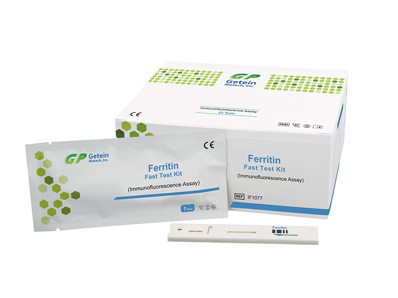 Kit de test rapide de ferritine (test d'immunofluorescence)