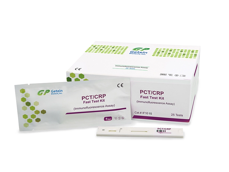 Kit de test rapide PCT/CRP (test d'immunofluorescence)