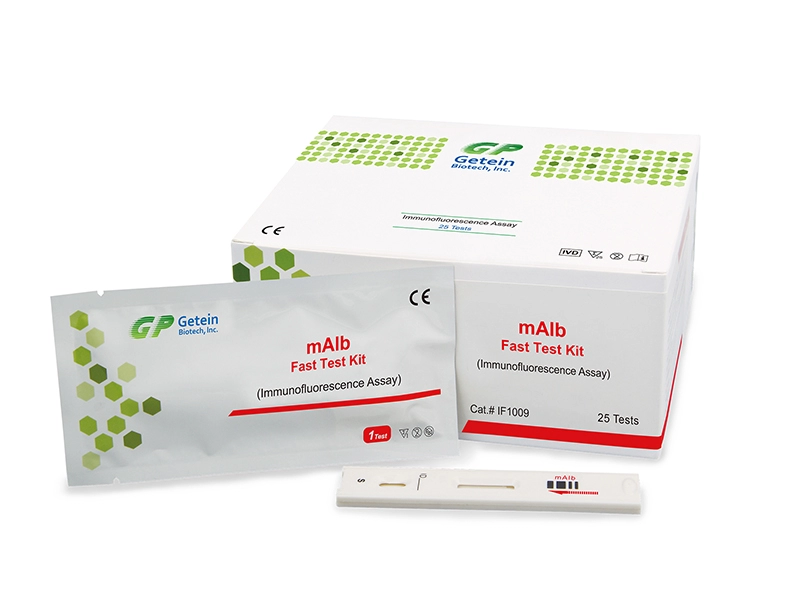 Kit de test rapide mAlb (test d'immunofluorescence)