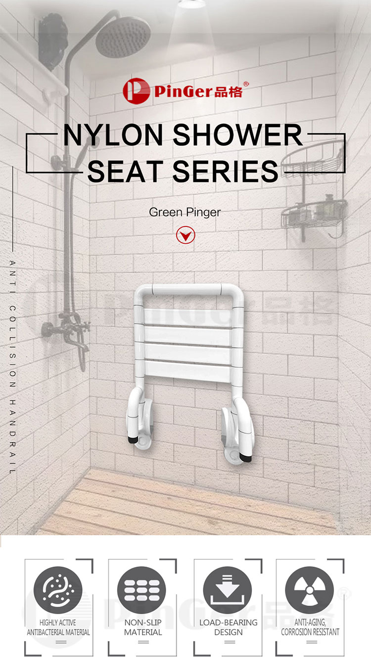 Handicapped Bathroom Accessories Nylon Shower Chair