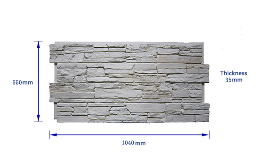 bar-type faux wall panel