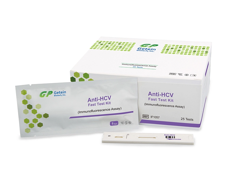 Kit de test rapide anti-VHC (test d'immunofluorescence)