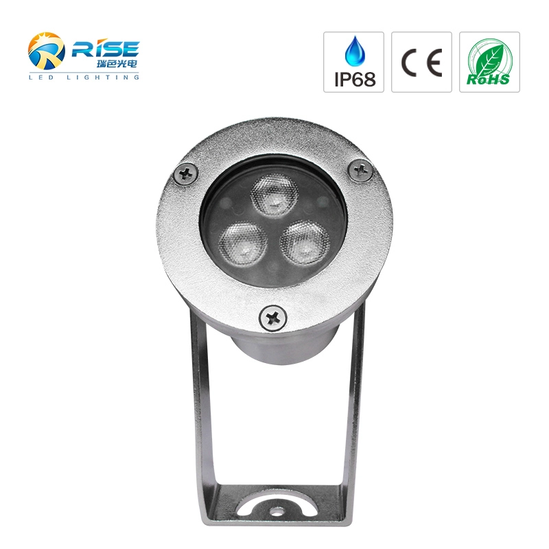 Lumière de piscine LED RVB 3x4W 3x3W 9W