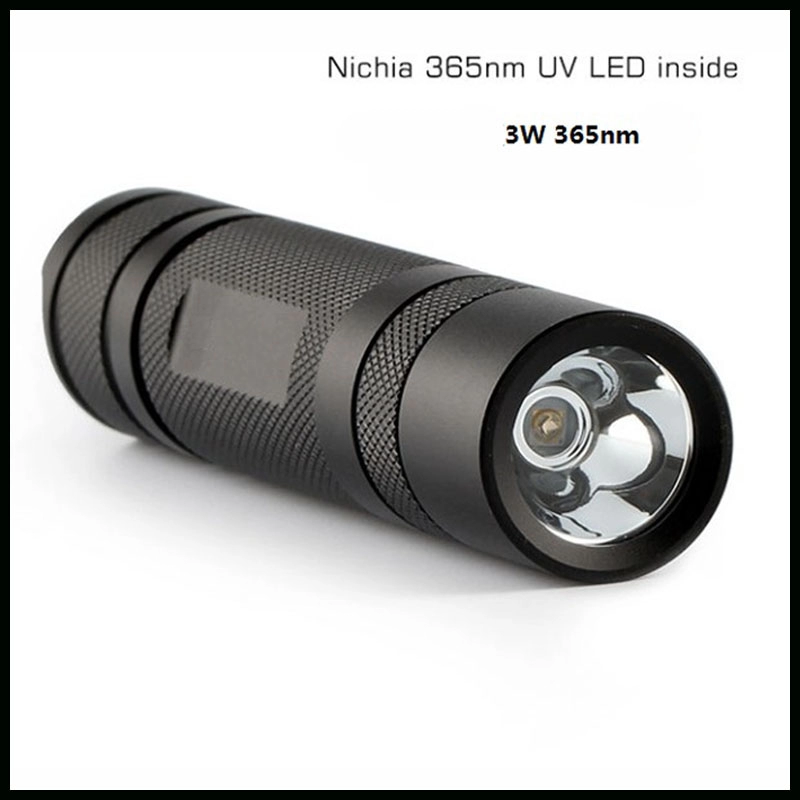 Lampe torche LED UV NICHIA 365nm 3W