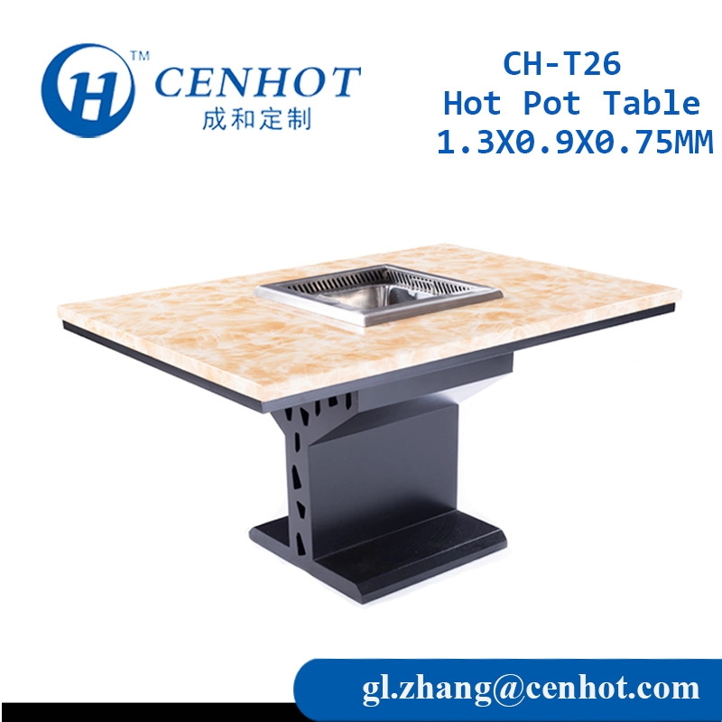Tables de fondue commerciale pour restaurant à vendre Chine Fournisseurs - CENHOT