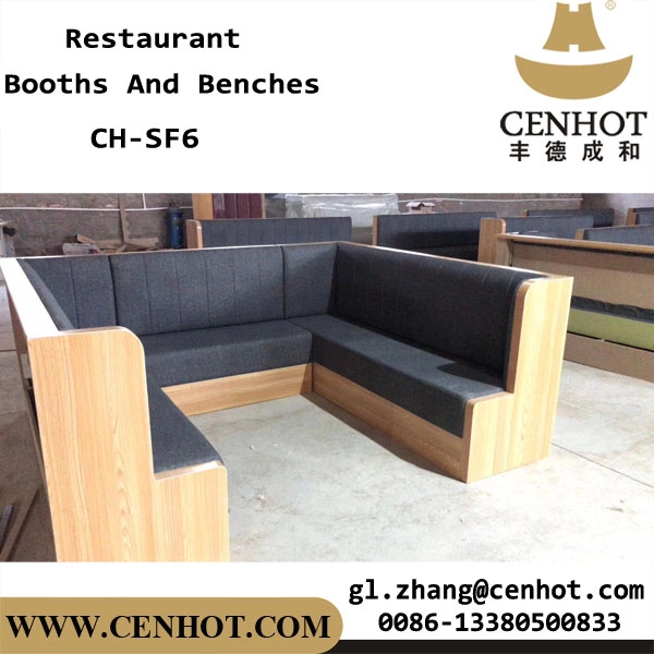 Cabines et canapés de restaurant circulaires d'intérieur CENHOT