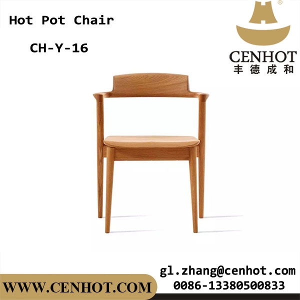 Chaises de restaurant en bois CENHOT en gros pour Hot Pot Shop