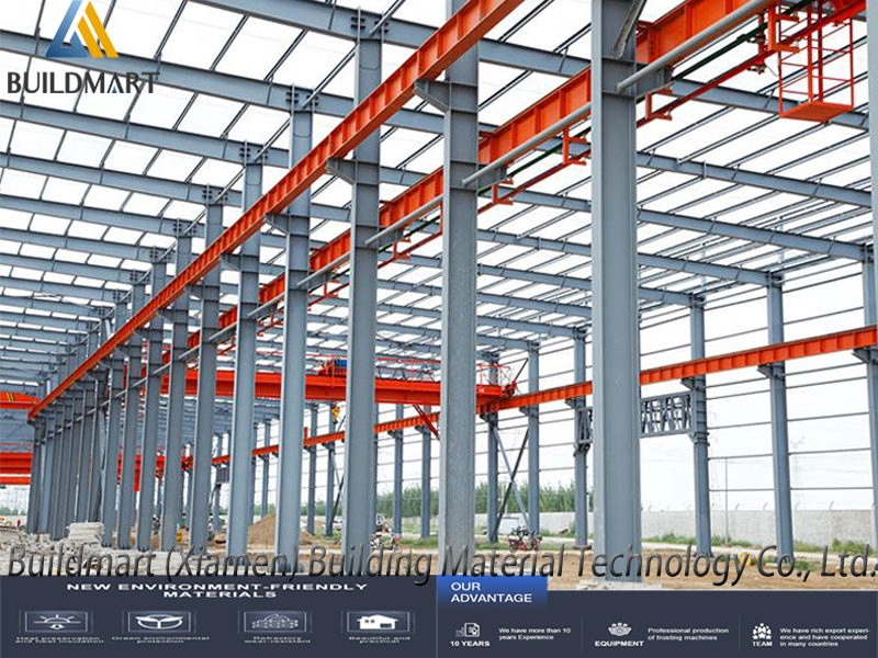 Bâtiment préfabriqué de hangar d'entrepôt de cadre en acier de fabricants de botte de l'espace