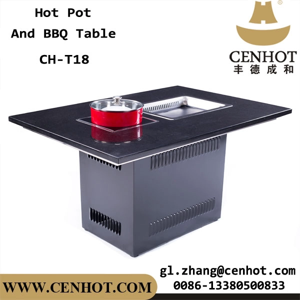 CENHOT – meubles de Restaurant, Tables de barbecue coréennes de Type intégré