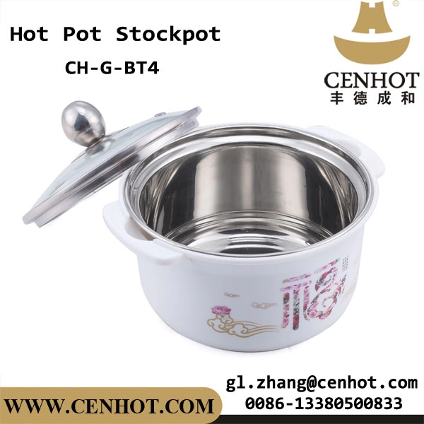 CENHOT 16cm Hotpot Casseroles en acier inoxydable Hot Pot Ustensiles de cuisine