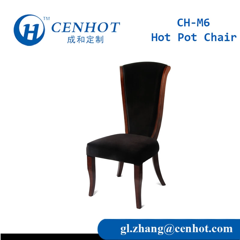 Chaises de marmite en bois haut de gamme Chaises d'hôtel Fournisseur de chaises de salle à manger de restaurant - CENHOT