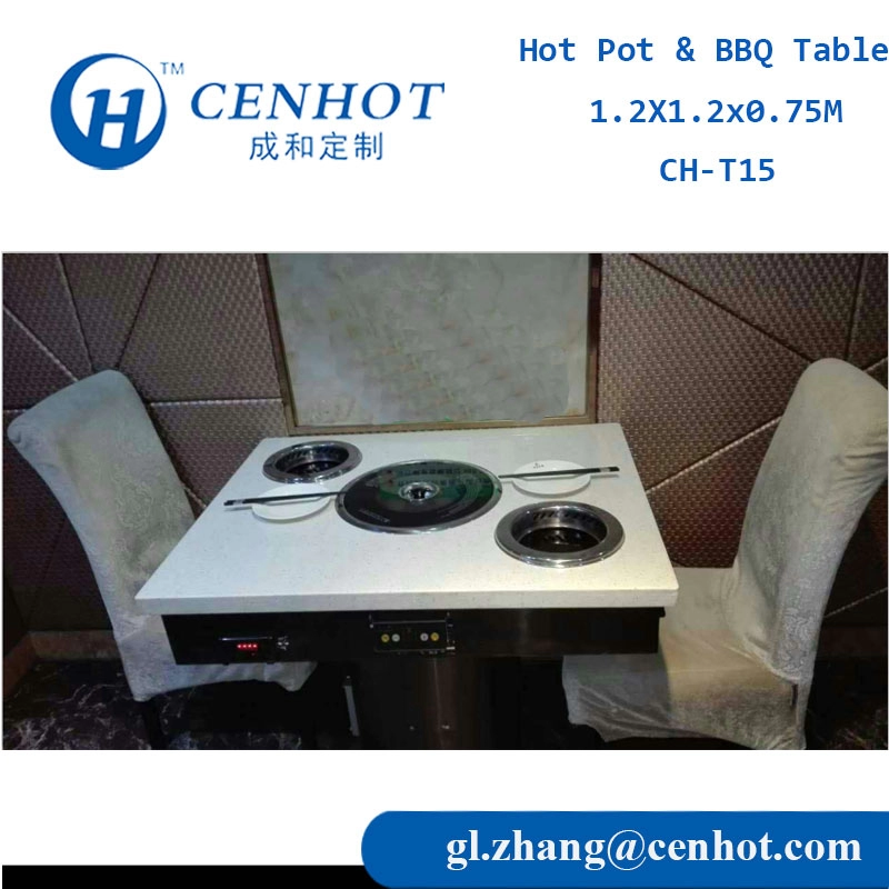Shabu Shabu Table Table de barbecue coréenne Fournisseur Chine - CENHOT