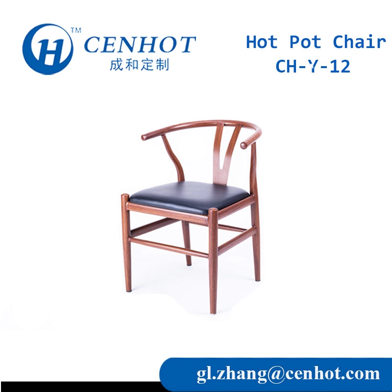 Fabricants de meubles de sièges de chaises de restaurant d'intérieur noires - CENHOT