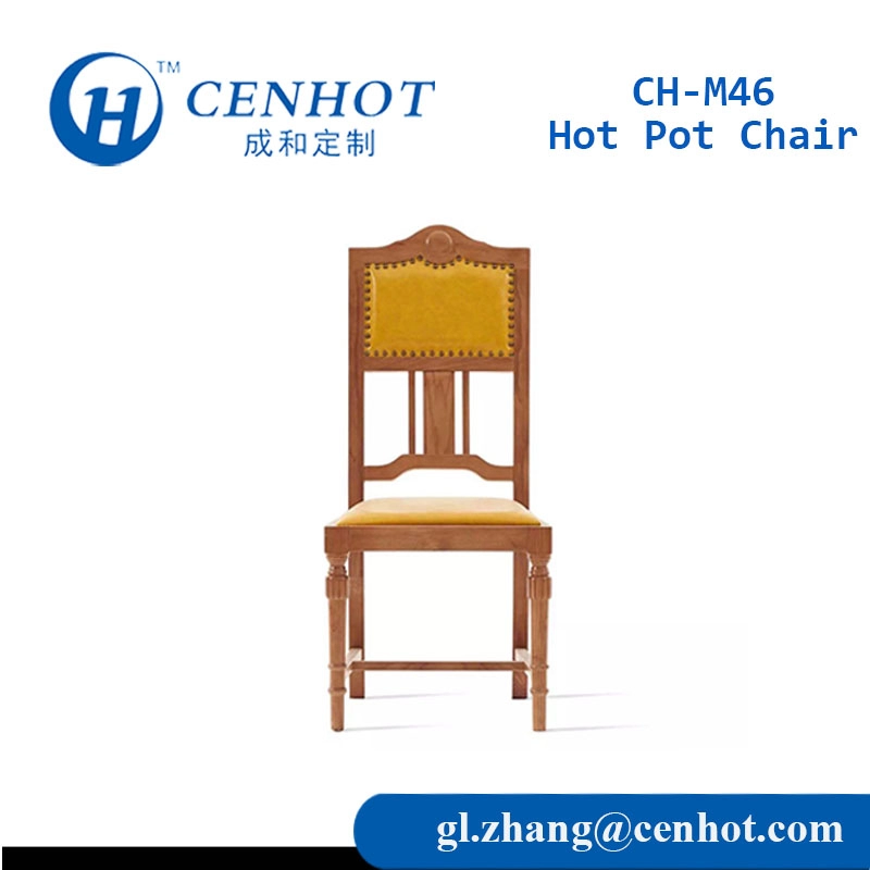 Chaise de salle à manger en bois pour les fabricants de restaurants Chine - CENHOT