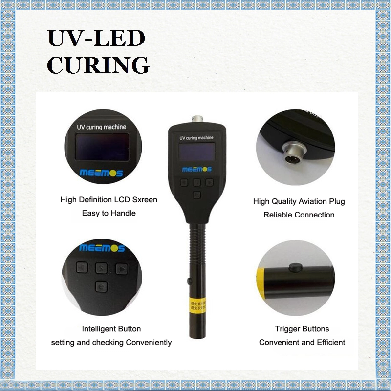 Connecteur USB 365nm 395nm de commutateur de contact de point de stylo de durcissement UV portatif de système de traitement UV