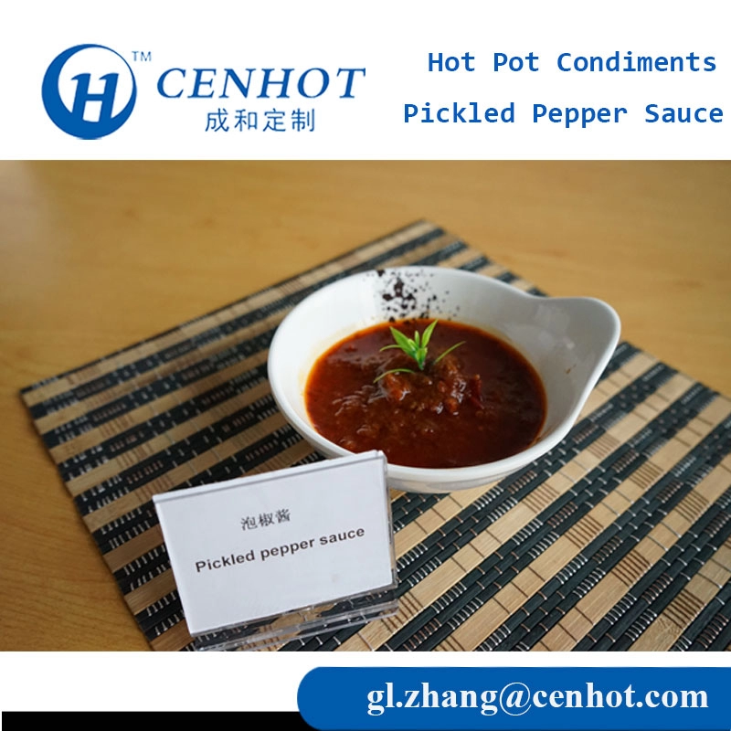 Sauce aux poivrons marinés Hot Pot Fourniture de condiments Huoguo - CENHOT