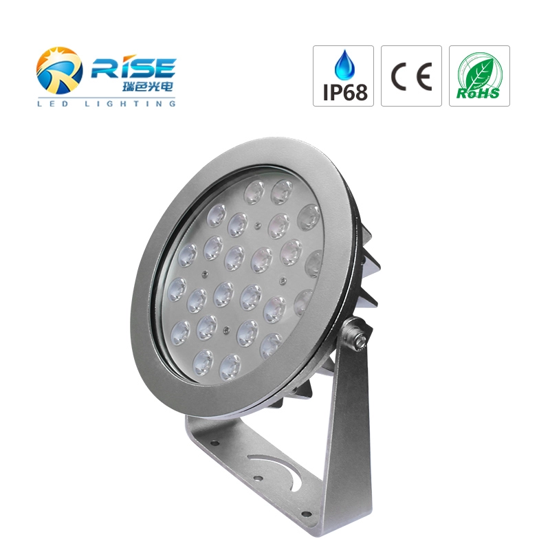 Lumière de piscine LED 24x3W 72W avec acier inoxydable 316L