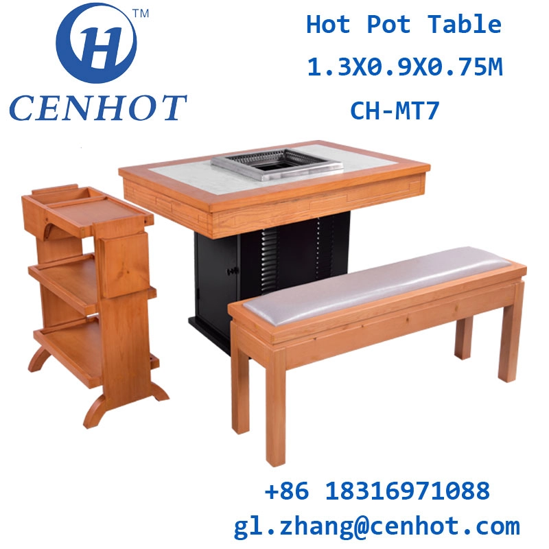 Fourniture d'ensembles de table et de chaise Hotpot sans fumée personnalisés Guangdong - CENHOT