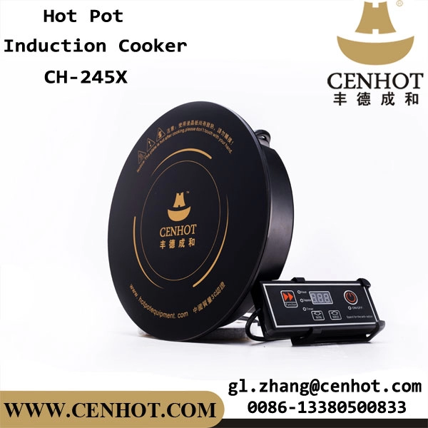 Table de cuisson à induction portative commerciale de contrôle de ligne CENHOT pour le restaurant Hotpot