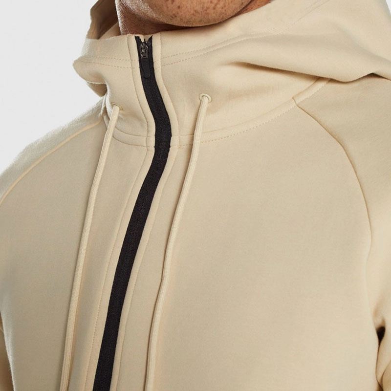 Sweats à capuche décontractés en coton uni pour hommes