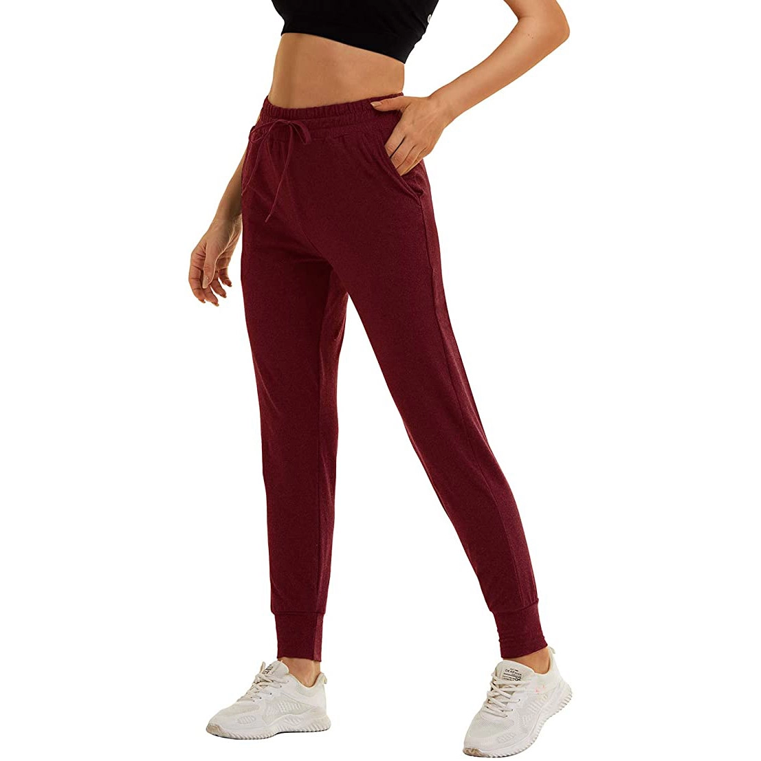 Pantalon de jogging de yoga taille haute pour femme
