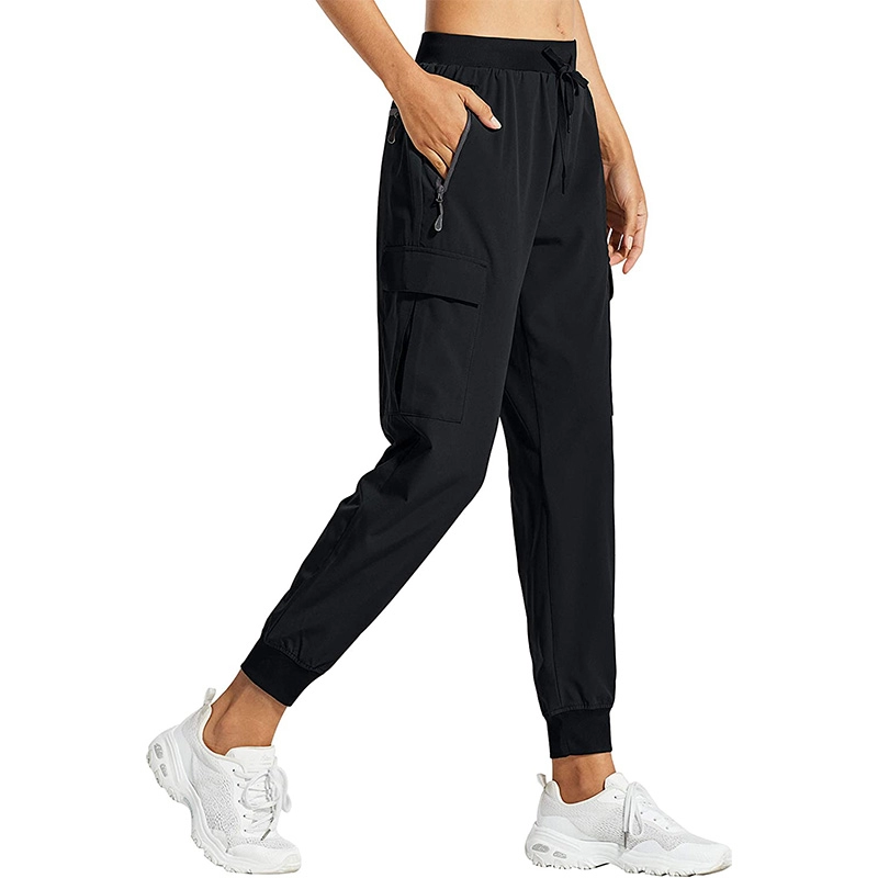 Pantalon de jogging cargo pour femme léger à séchage rapide pantalon de randonnée athlétique entraînement salon décontracté extérieur