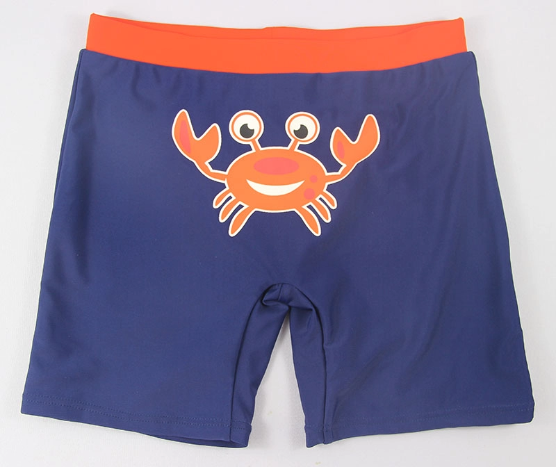 Short de bain bleu marine Cute Crab Boys