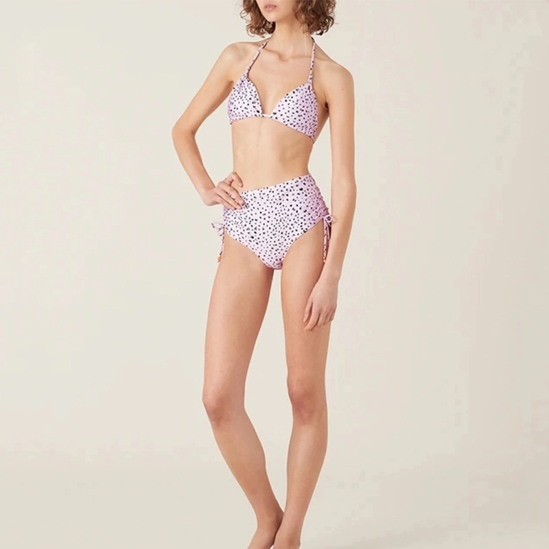 Maillot de bain réglable à motif imprimé personnalisé Bikini sexy pour femme