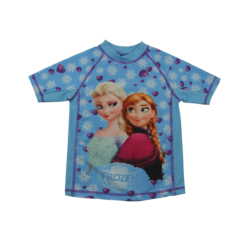 T-shirts anti-éruption pour filles La Reine des neiges de Disney