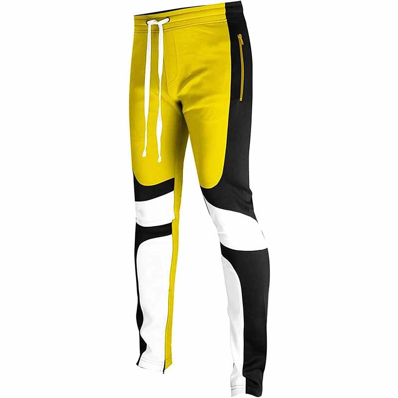 Pantalon de survêtement Hip Hop Premium Slim Fit pour homme - Bas de jogging athlétique avec bande latérale