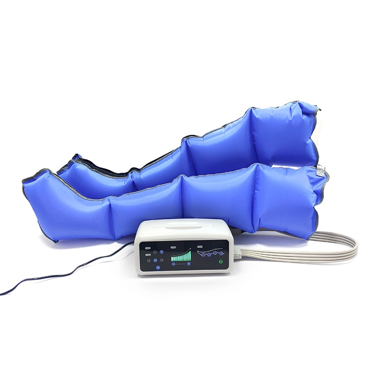 Nouveau équipement de thérapie de compression de pression d'air portable machine de massage de récupération sportive bottes de massage des jambes