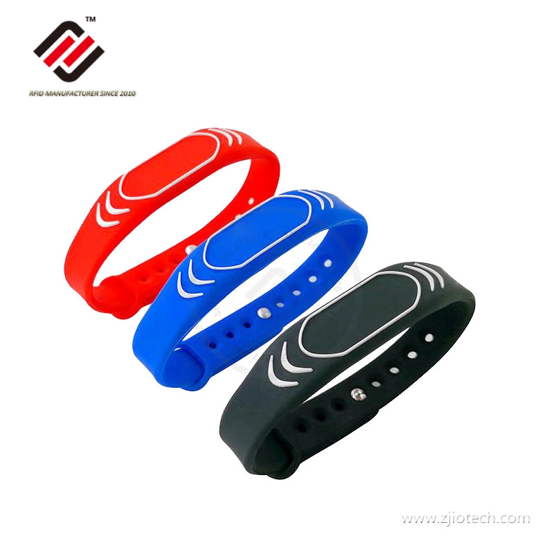 Bracelet en silicone imprimable 13,56 MHz NTAG213 NFC étanche