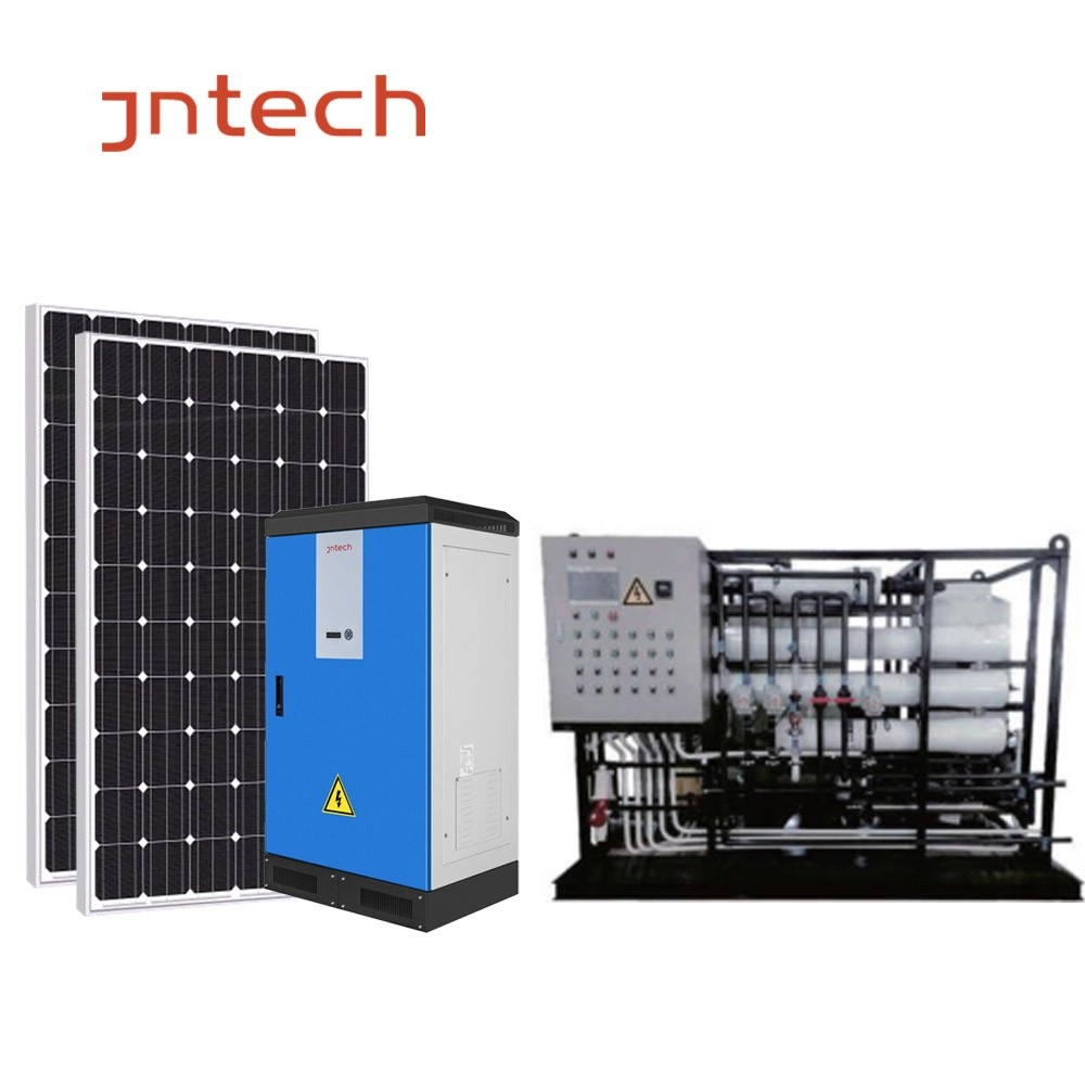 Système de traitement de l'eau solaire de dessalement d'eau de mer 5t