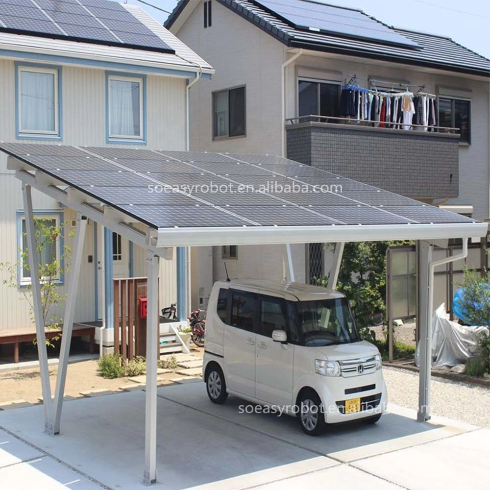 support de montage de carport solaire en aluminium