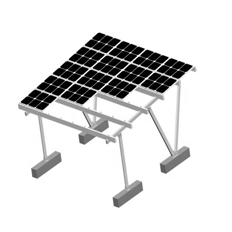 Structure de montage de carport solaire en aluminium résidentiel