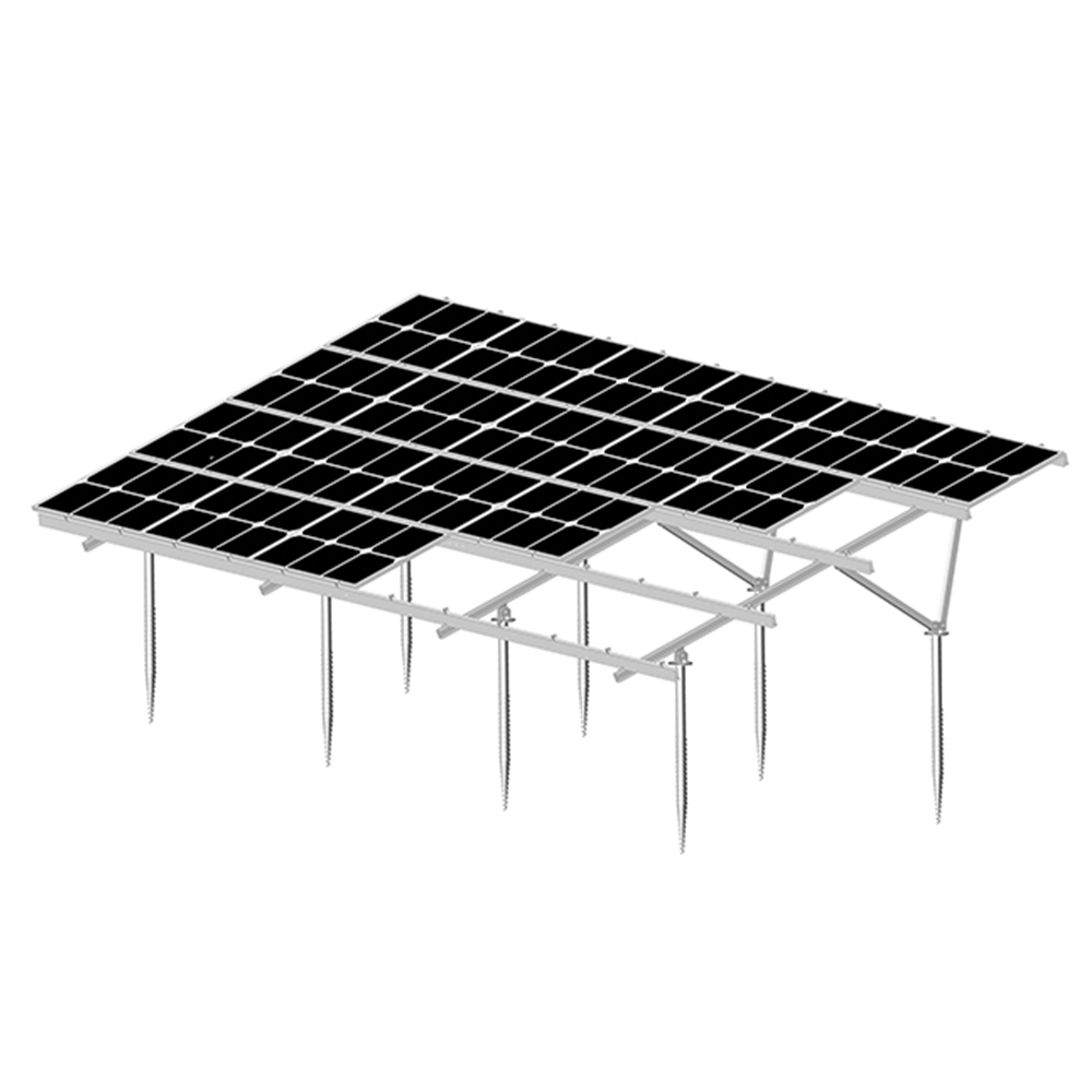 Système d'alimentation de montage pv au sol en aluminium