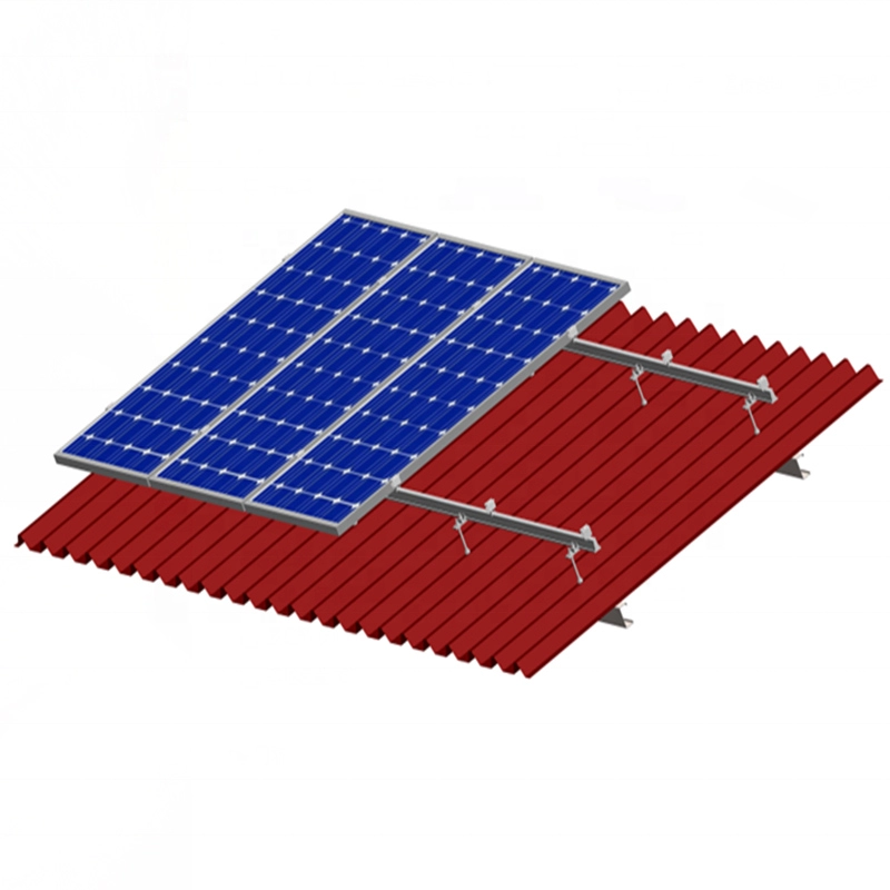 structure de montage de toit solaire photovoltaïque industriel résidentiel