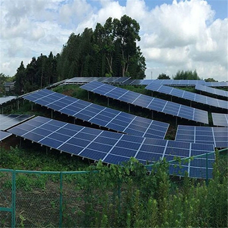 Système de rayonnage solaire PV-Terrain Solution de type G