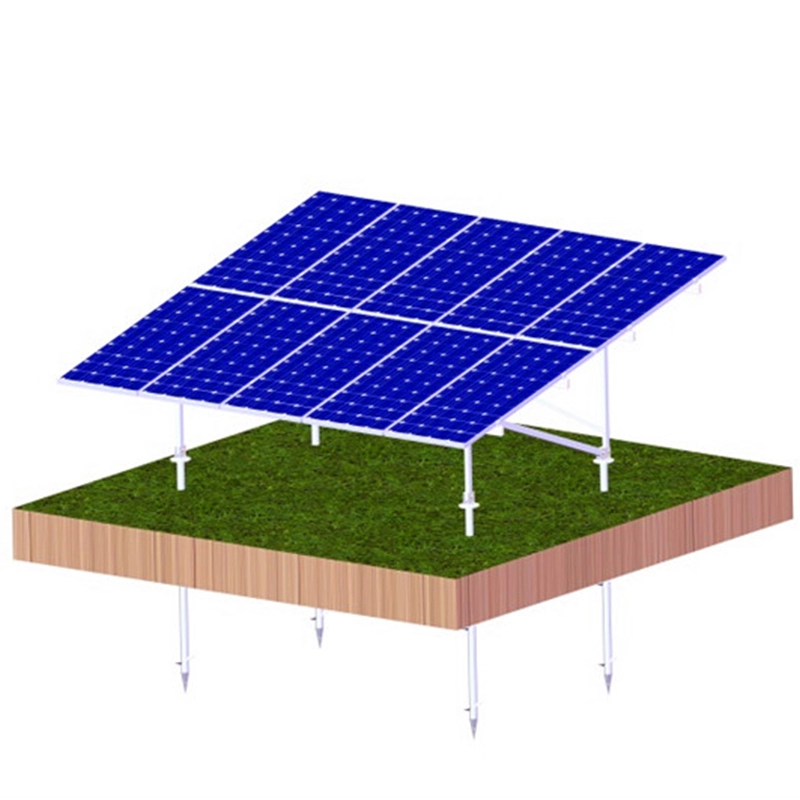 Structure de sol solaire d'installation en aluminium de support en N