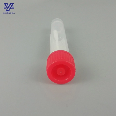 Tube d'échantillonnage de virus jetable en plastique de laboratoire de 10 ml